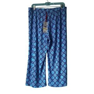 NWT Ruby Rd. Pull On Stretch Cropped Pants Womens Size Medium P Geometric Print